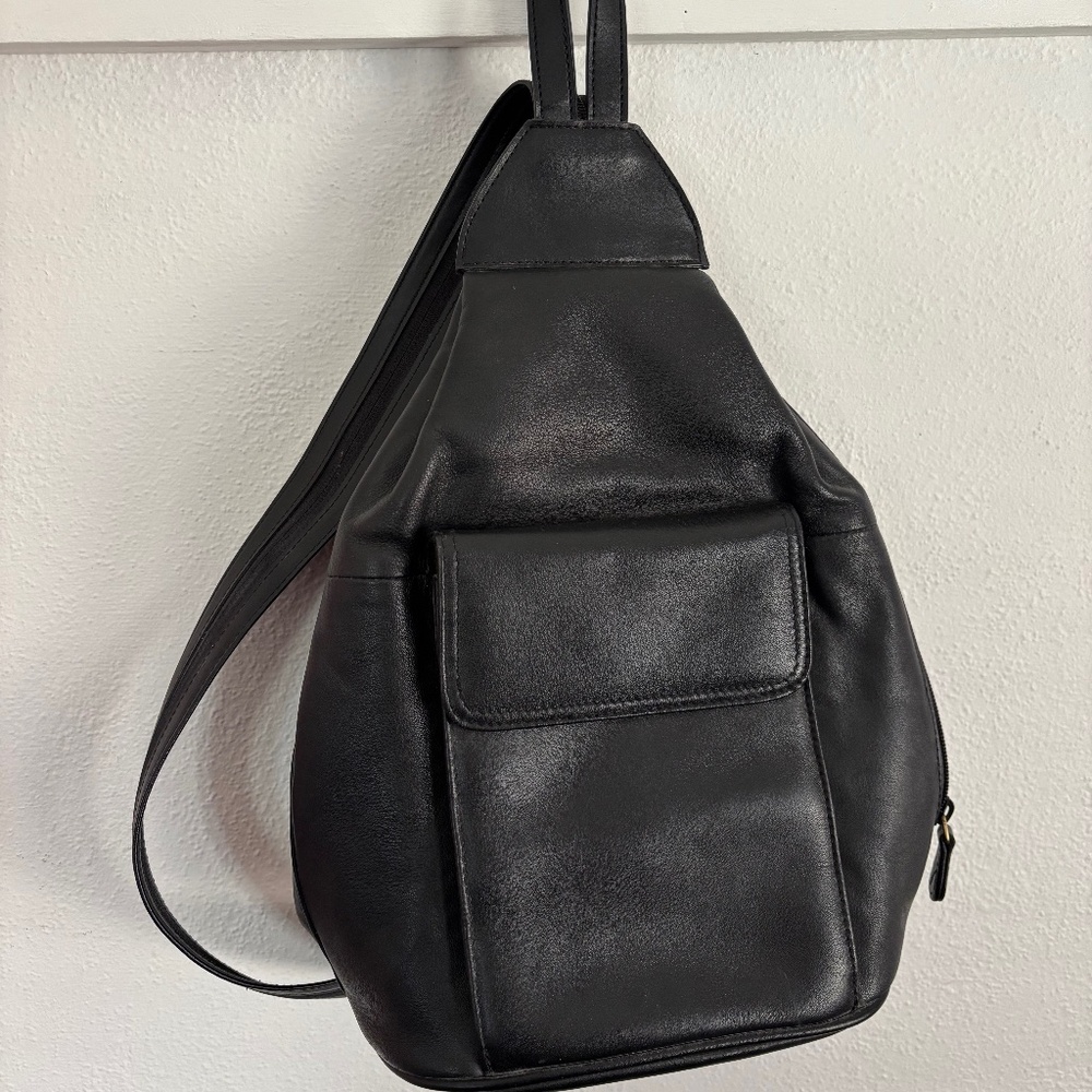 Liz Claiborne Leather convertible backpack purse